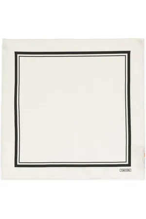 Tom Ford Square-print pocket scarf
