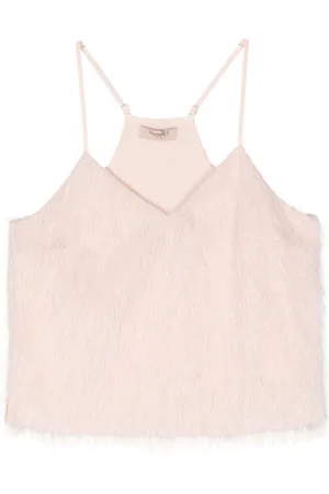 Twin-Set Feather-like tank top