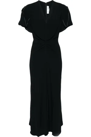 Victoria Beckham Gathered-detail dress