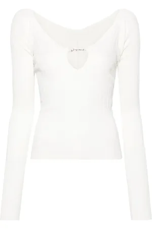 Jacquemus Le Haut Pralu ribbed top