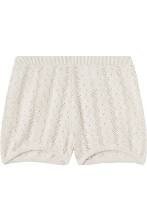 Palm Angels Chain-detail knitted short