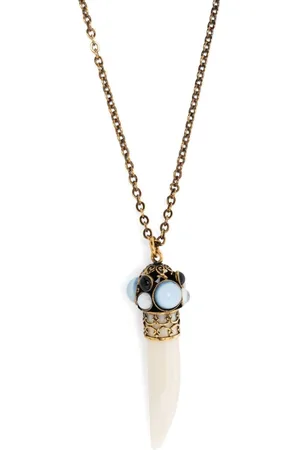 LARDINI Tooth-pendant long necklace