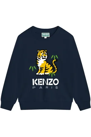 Kenzo Tiger-print cotton sweatshirt