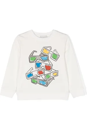 Stella McCartney 3D Glasses-print cotton sweatshirt