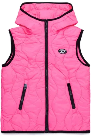 Diesel Logo-embroidered padded gilet
