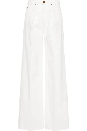 Pinko High-waisted wide-leg jeans