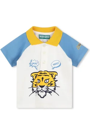 Kenzo Logo-print organic cotton polo shirt