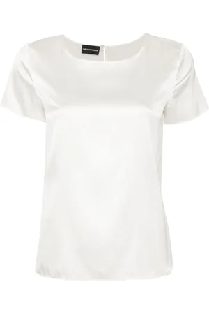 Emporio Armani Satin silk top