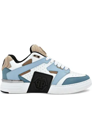 Philipp Plein Mix logo-patch sneakers