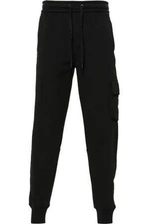 Calvin Klein Logo-patch cotton track-pants