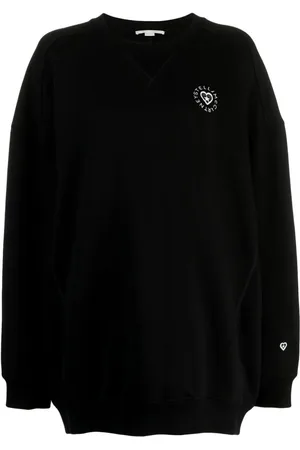 Stella McCartney Logo-patch cotton sweatshirt