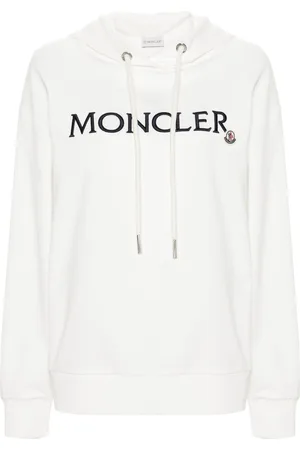 Moncler Logo-embroidered cotton hoodie