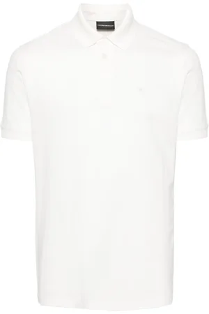 Emporio Armani Embroidered-logo piqu?? polo shirt
