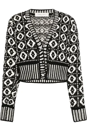 Golden Goose Jacquard-pattern wool cardigan