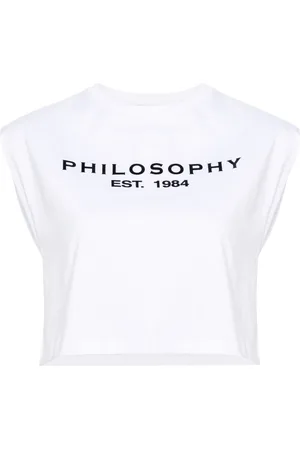 Serafini Logo-print sleeveless cotton T-shirt