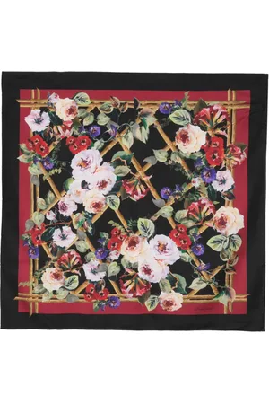 Dolce & Gabbana Floral-print silk scarf