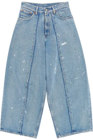 Maison Margiela Wide-leg cropped jeans