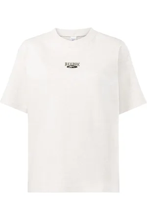 Reebok Logo-embroidered cotton T-shirt