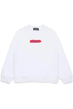 Dsquared2 Brushstroke logo-print cotton sweatshirt