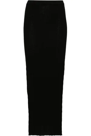 Rick Owens Sacris ribbed-knit maxi skirt