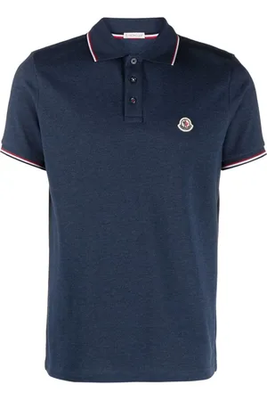 Moncler Logo-patch cotton polo shirt