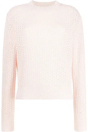 Fabiana Filippi Crew-neck pointelle-knit jumper