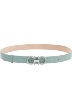 Salvatore Ferragamo Gancini-buckle leather belt