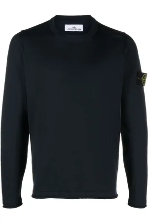 Stone Island Compass-appliqu?? cotton-blend jumper