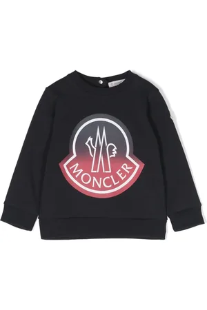 Moncler Logo-print ombr??-effect sweatshirt