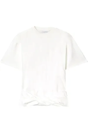 OFF-WHITE Arrows-motif twisted cotton shirt