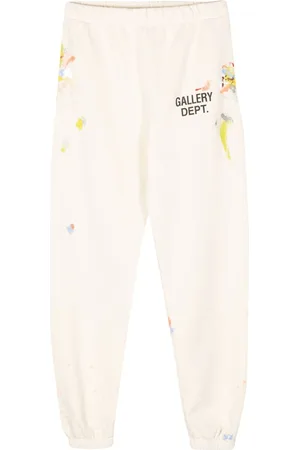 GALLERY DEPT. Analog Tapered Logo-Print Coated Cotton-Jersey Sweatpants for  Men