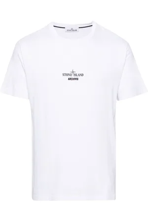 Stone Island Logo-print cotton T-shirt