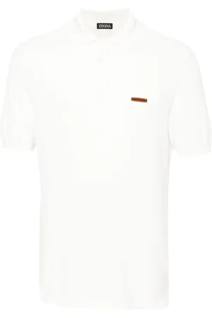 Ermenegildo Zegna Piqu?? cotton polo shirt
