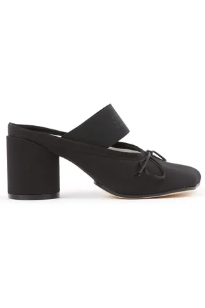 Maison Margiela Logo-strap bow-detail mules
