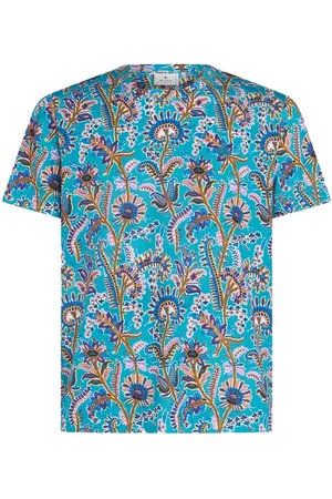 Etro Floral-print cotton T-shirt