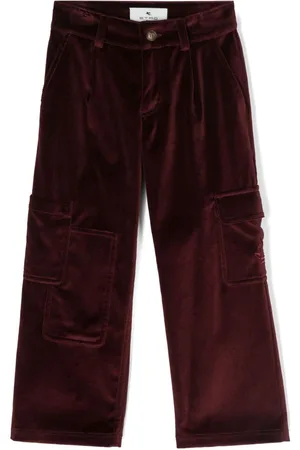 Etro Velvet cargo trousers