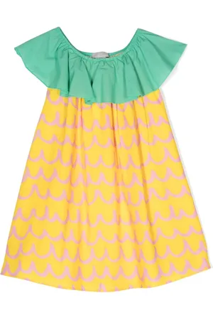 Stella McCartney Pineapple intarsia-knit cotton dress