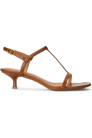 Polo Ralph Lauren Vachetta Leather Slide Sandal - Flat sandals - Boozt.com