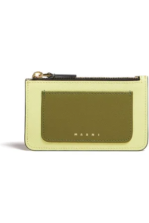 Marni Colour-block debossed-logo wallet
