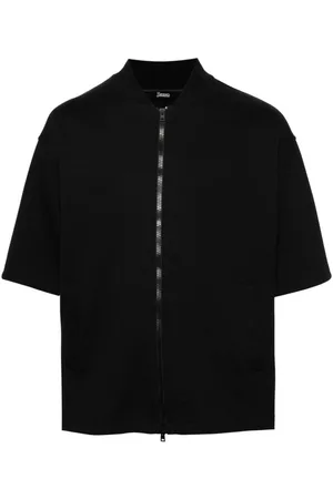 HERNO Short-sleeves zipped sweatshirt
