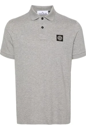 Stone Island Compass-patch piqu?? polo shirt