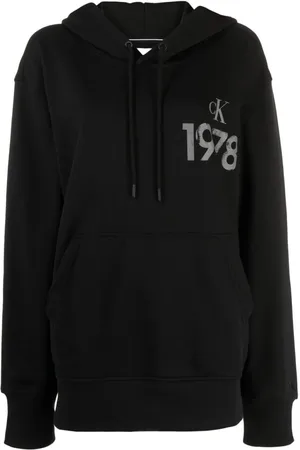 Calvin Klein Logo-print cotton hoodie
