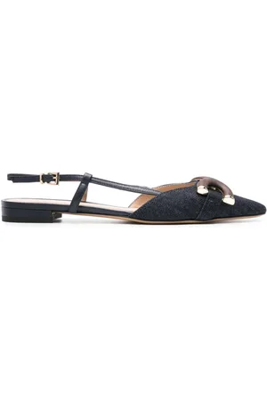 ROBERTO FESTA Cally denim ballerina shoes