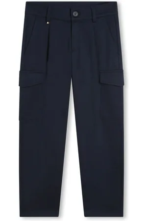 HUGO BOSS Pleat-detail cargo trousers
