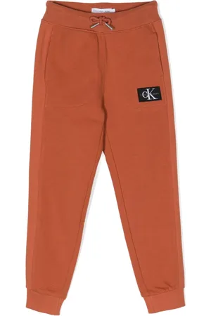 Calvin Klein Ottoman logo-patch track pants