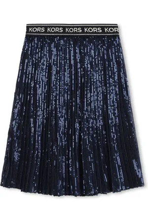 Michael Kors Logo-waistband sequin-embellished skirt