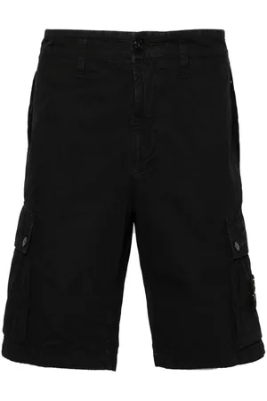 Stone Island Compass cotton cargo shorts
