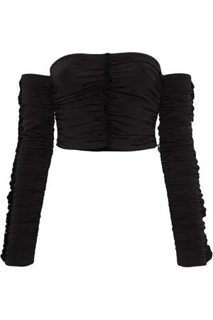 ROTATE Gathered crop top
