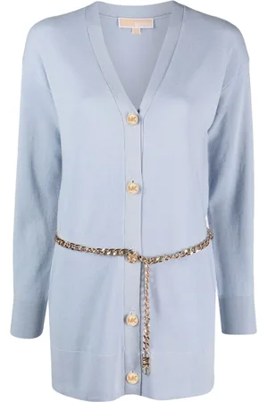 Michael Kors Chain-link ribbed cardigan