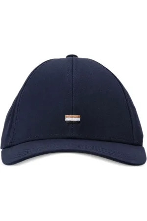 HUGO BOSS Stripe-embroidered cotton cap